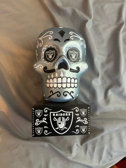 Raiders sugar skull