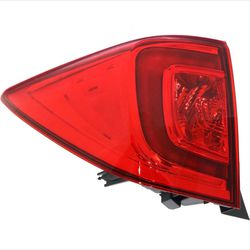 Tail Light For 16 Honda Pilot Driver Side Outer Body Mounted