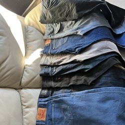 8 Pairs Of Men's Levi