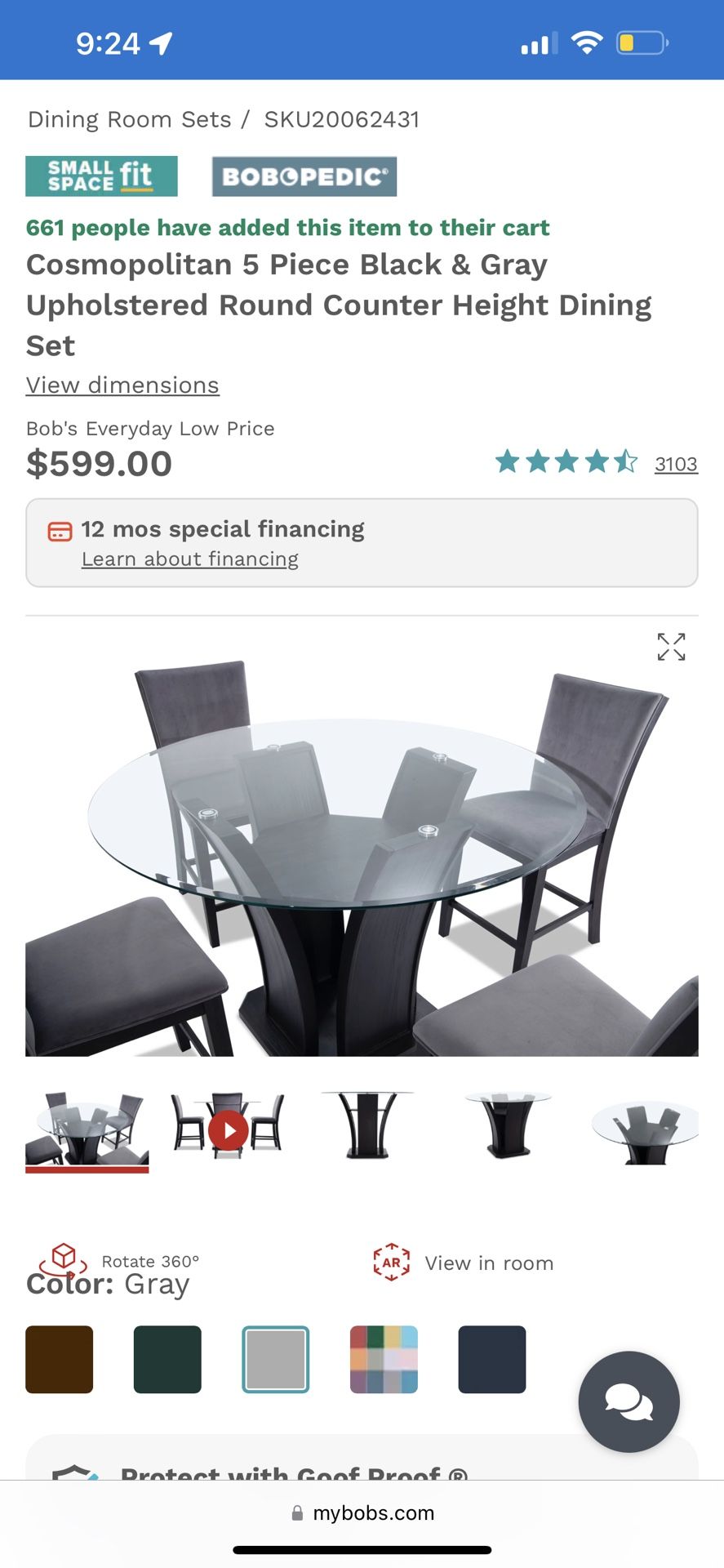 Round Table & 3 Tan Chairs Transportation Required $300