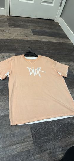 Dior pink mens shirt size L