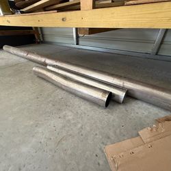 5” and 4” exhaust