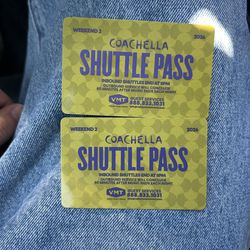 Coachella Weekend 2 Shuttle Passes
