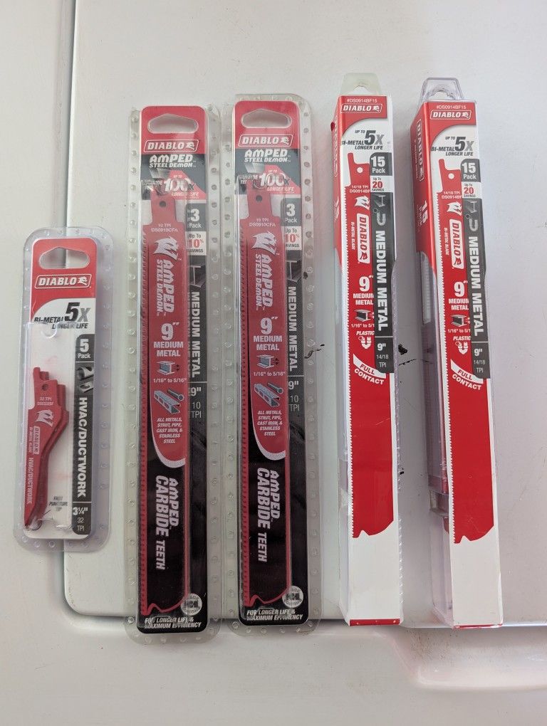 Diablo Sawzall Blades