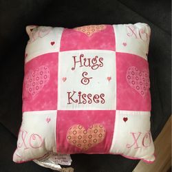 Valentines Pink XO Pillow