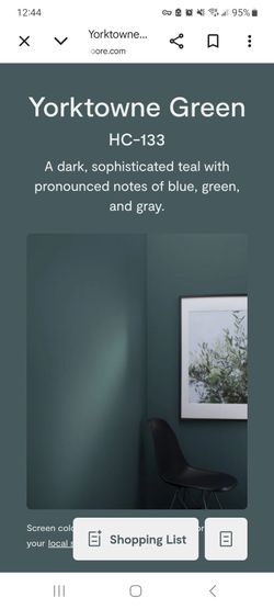 Benjamin Moore paint samples