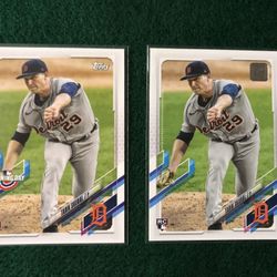Tarik Skubal Rookie Card Topps