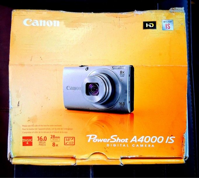 Digital Camera Canon Powershot A4000 IS 