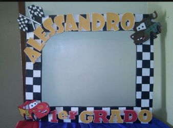 $45 de buen tamaño....cuadro selfie de cars