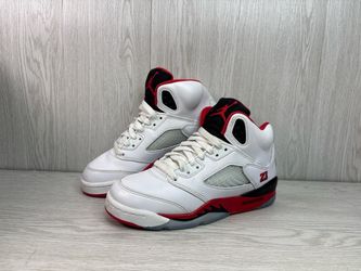 Jordan 5 Retro Fire Red Black Tongue (2025) (Gs) HQ7980-101 (A1G014993)