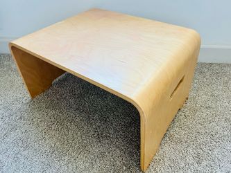 Bentwood Lap Desk Activity Table with Handles, Montessori Furniture, Natural