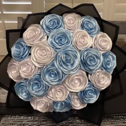 24 Ribbon Roses 