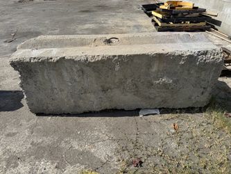 Retaining concrete blocks