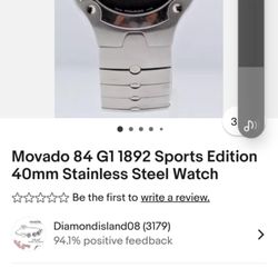 Bolova Movado Men’s Sport Watch