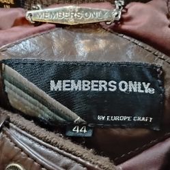 Members Only Leather Jacket