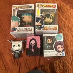 POP Figures + 2 Demon Slayer Figurines 