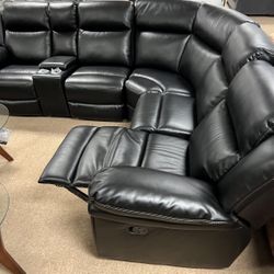 Theater Reclining New Sectional! 