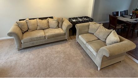 Sofa Bed (queen) and Love Seat Set