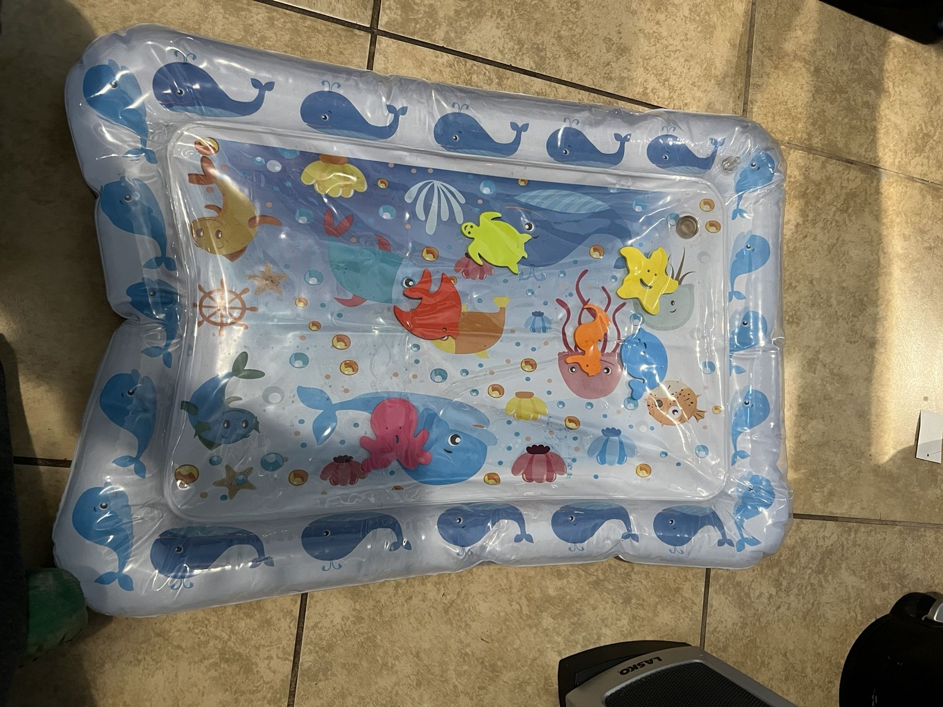 Tummy Time Baby Water Play Mat/Inflatable Toy Mat
