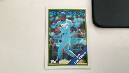 1988 Bo Jackson Topps Baseball Error Card