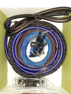 New 4 gauge amplifier wiring kit