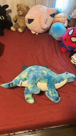 Stuffed animal dinosaur
