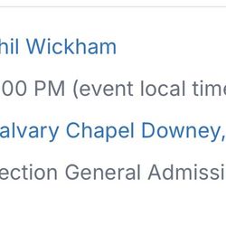 Phill Wickham Concert 