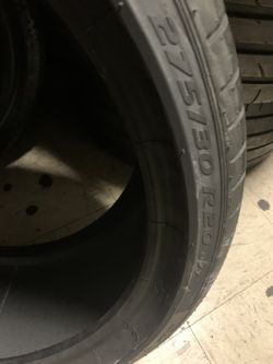 Tires 275-30r20 Pirelli
