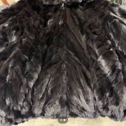 Black mink cost size 2xl (3120)