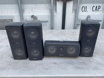 Infinity speakers center and satellite