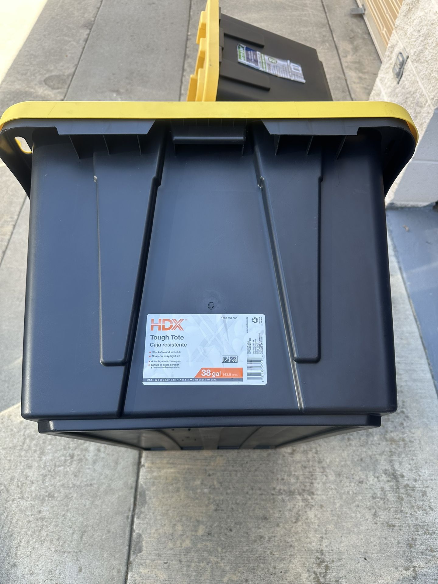 HDX 38 Gal. Tough Storage Toolbox Tote 