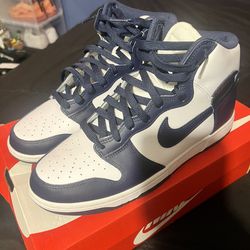 Nike Dunk High “championship Navy” Size 10