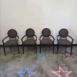 ​St. Regis Luxury: Solid Wood & Upholstered Accent Chairs