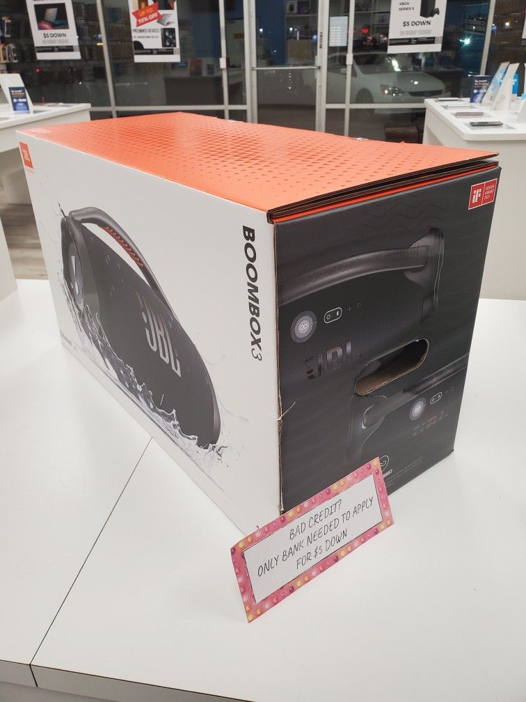 🚨 Loudest JBL Bluetooth Speaker Ever? Yup – JBL Boombox 3 Just Dropped to $449 or $1 Down! 🔊🛡️