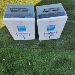 2x Soleus DSX-45EM-01 Compact Digital Dehumidifier, 45 Pints; 120 V, 60 Hz