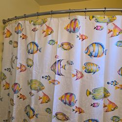 Fabric Shower Curtain Set