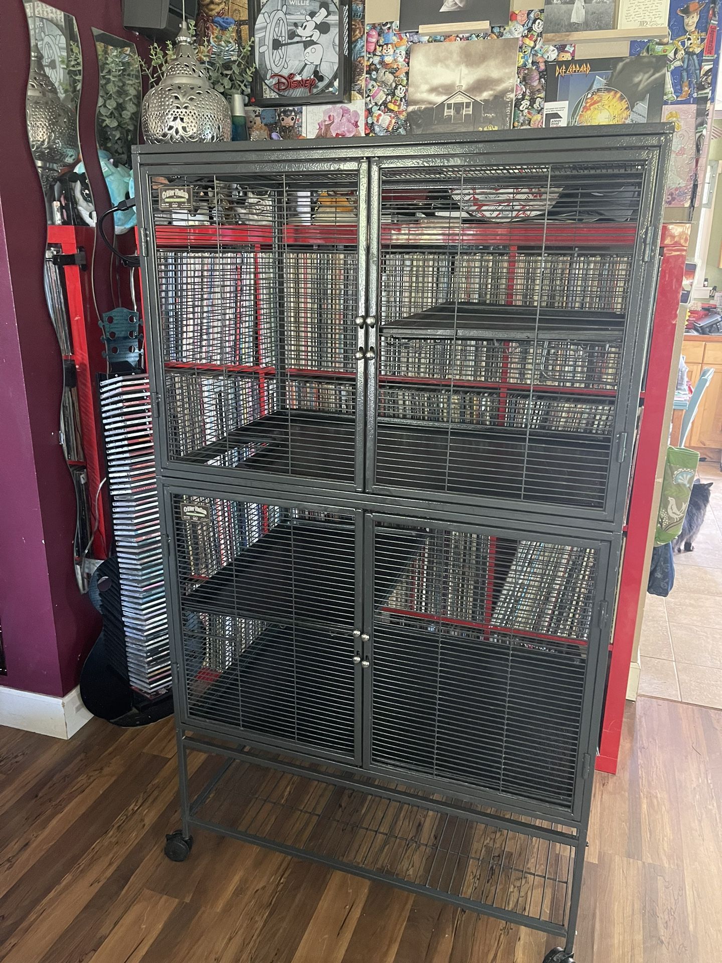 Critter Nation Double Unit cage home. Designed With Critters In Mind. The Critter Nation by MidWest Homes for Pets provides the ultimate habitat for y