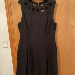 Eliza J size 12 black cut out dress