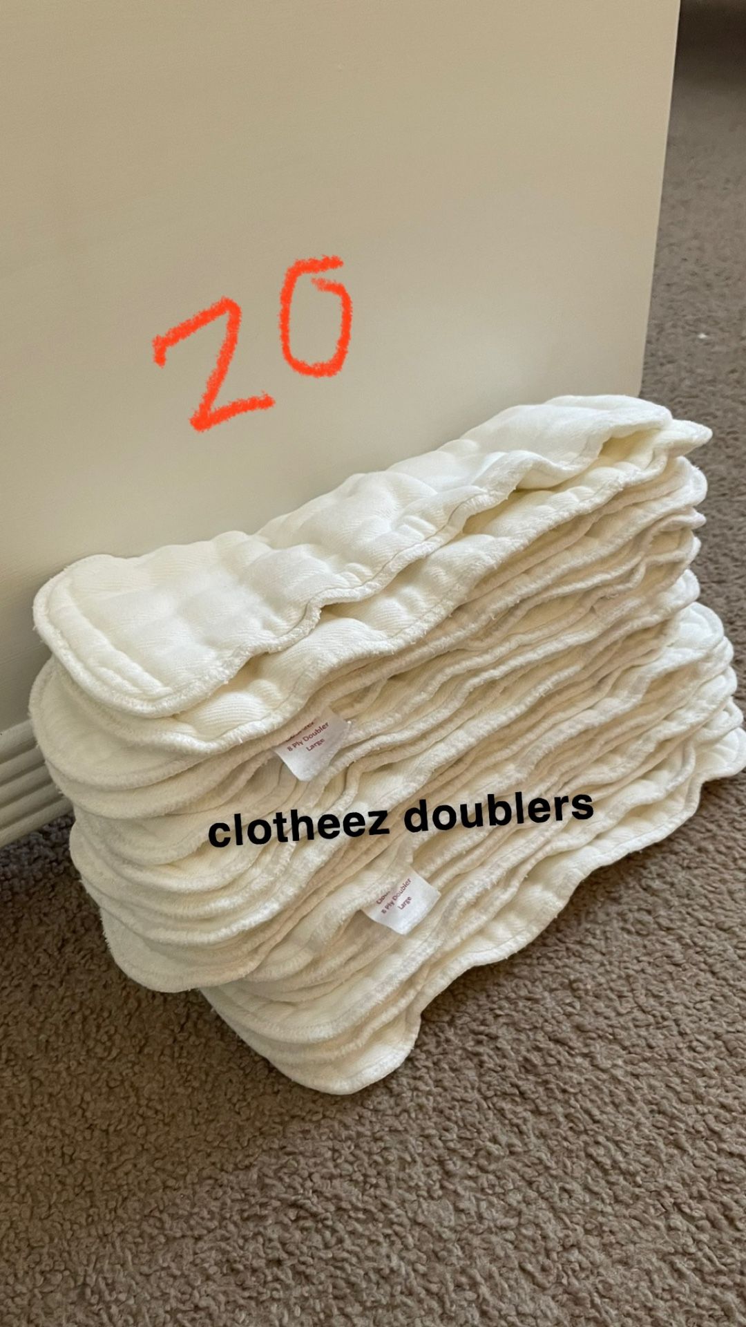 cloth diaper doublers