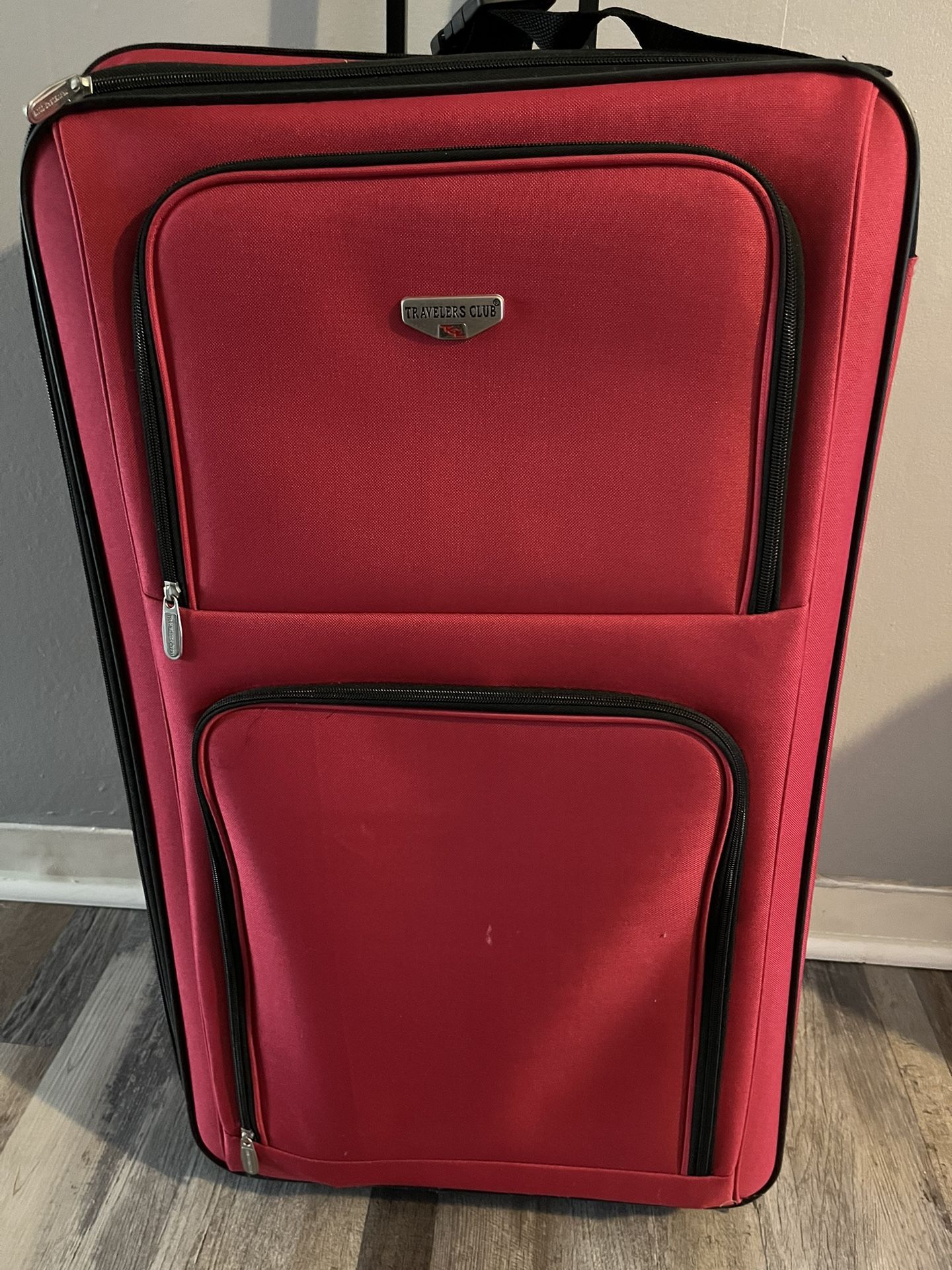 24”red Pulley Suitcase 20.00   