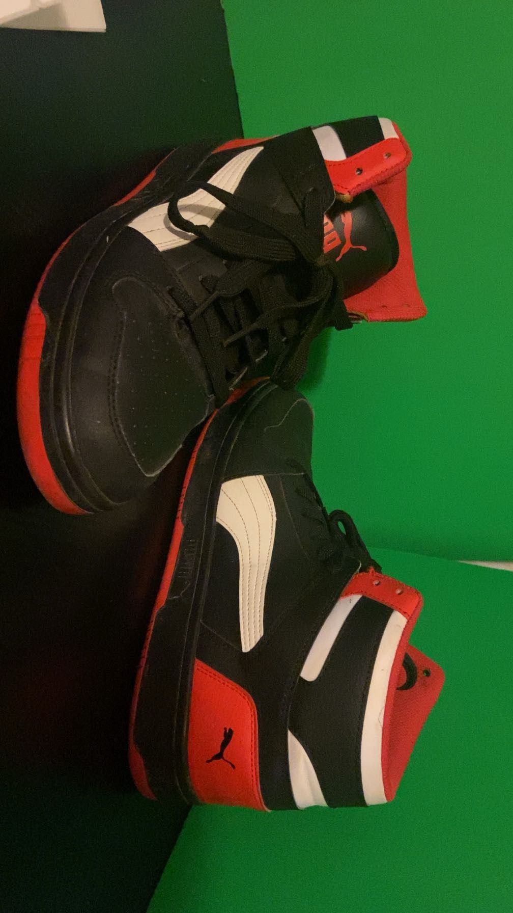 Red And Black Puma 