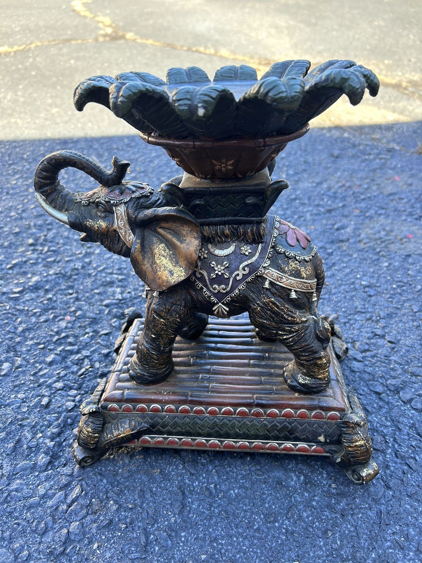 Elephant Plant/candle Holder