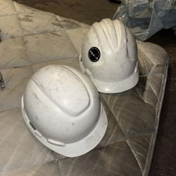 Two hard hats