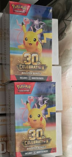Pokemon 30th booster bundles 65$ firm