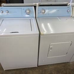 Whirlpool Set Washer And Dryer Electric Good Condition We Delivery 