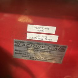 Factory Cat #34 Industrial Sweeper 