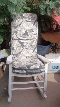 Old wooden rocking chair