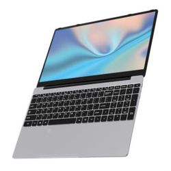 N5095 15.6 inch Laptop, 16GB+512GB, Windows 11 Intel Celeron N5095 Quad Core, Support Fingerprint Unlock, US Plug (Silver)