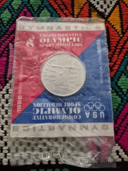 Commemorative 1996 Olympic Sports Medallion for Gymnastics
