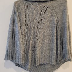 One Size H&M Sweater Poncho 